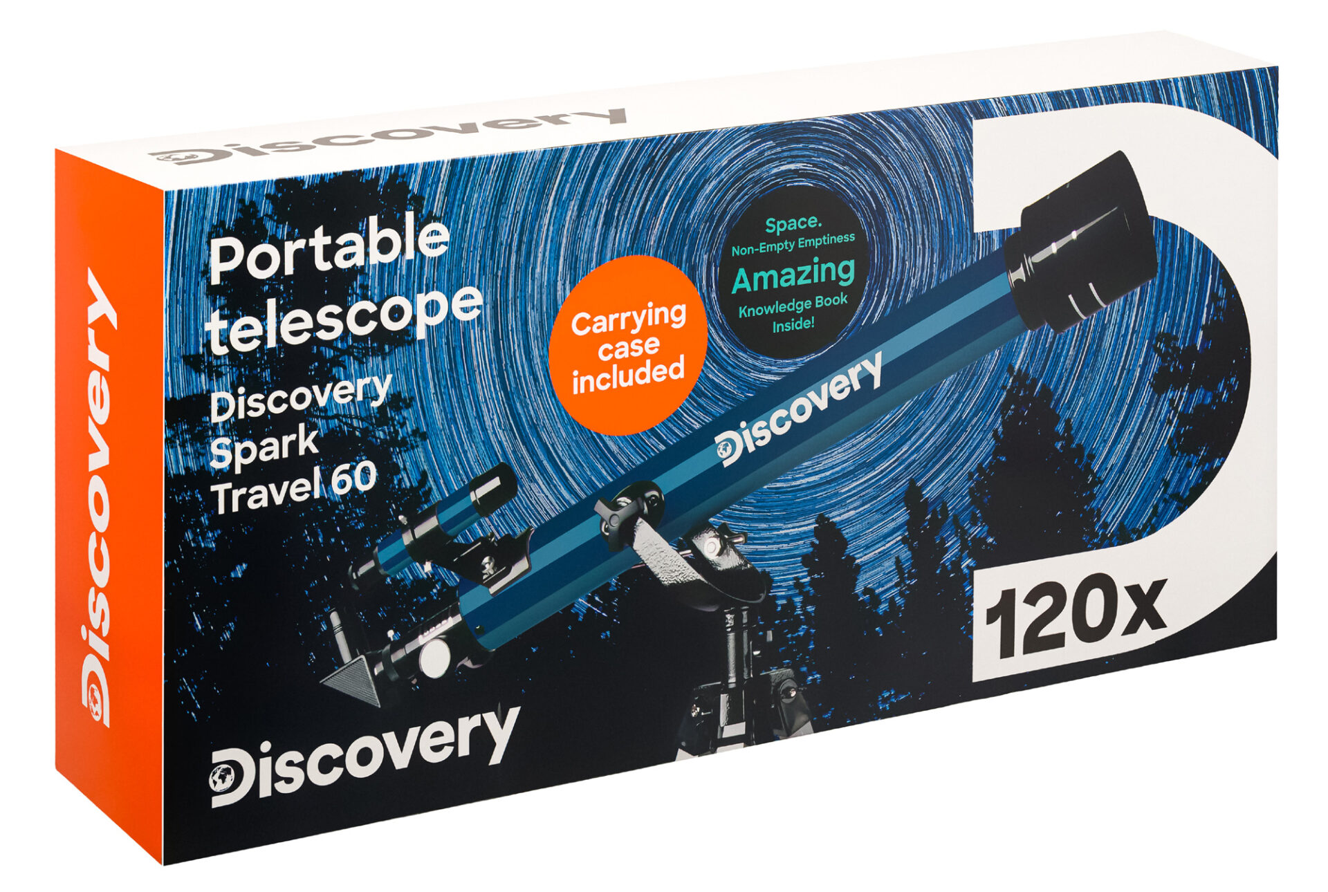 Telescopio Levenhuk Discovery Spark Travel 60 con libro - immagine 17