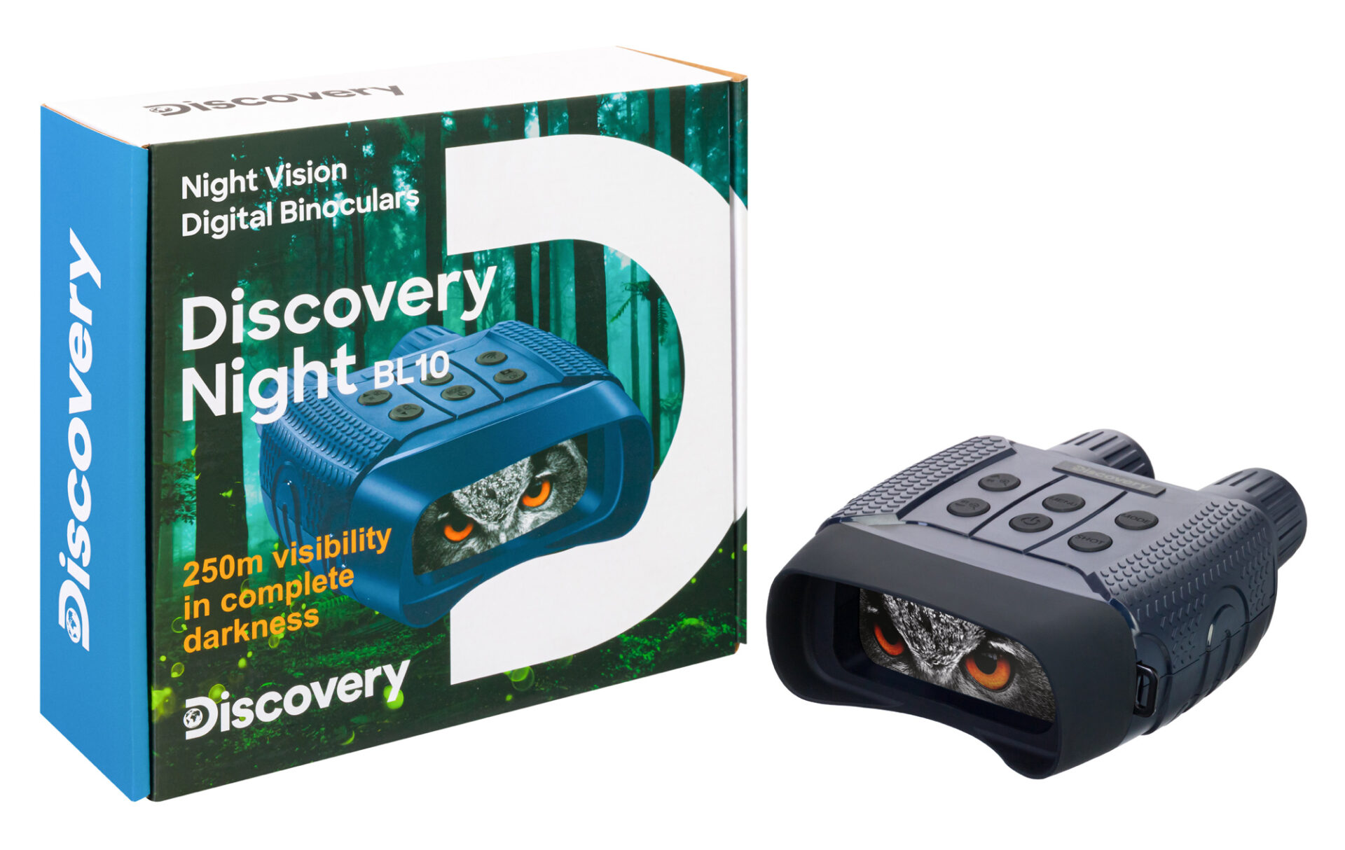Visore notturno binoculare digitale LEVENHUK Discovery Night BL10 con treppiede - immagine 3