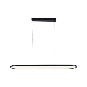 Lampada sospesa a LED da 24 W (80*104 cm) 4000k Black Body