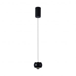 Lampada a sospensione di design a LED da 9W (10*10*100 cm) 3000K nera