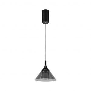 Lampada a sospensione del designer a LED da 9W (19,5*17,5*100 cm) 4000K nera