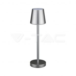Lampada da tavolo a LED da 3 W Tocco ricaricabile Dimmeble Grey Body 4000K