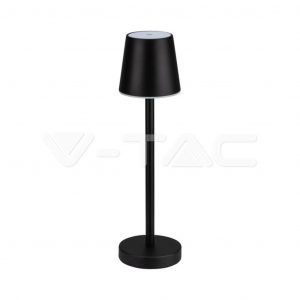 Lampada da tavolo a LED da 3 W Tocco ricaricabile Dimmeble Brack Body 3000K
