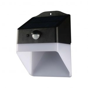 Batteria al litio Panda a parete solare a LED da 2W 3.7V 1200MA 4000K NERO+BIANCO
