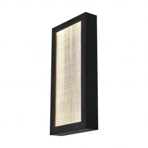 Luce a parete da esterno da 20 W (W200*D50*H400mm) 3000K Black Body IP65