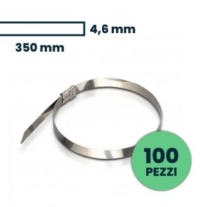 Cravatto inossidabile 4,6*350 mm 100pcs/pacco