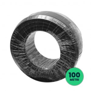 Cavo solare fotovoltaico 4 mmq unipolare colore nero per collegamento professionle pannelli solari fotovoltaici (Bobina 100 metri)