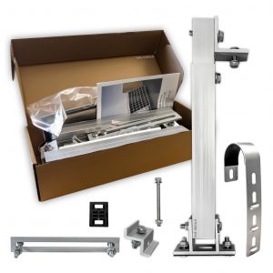 Kit di Montaggio Da Balcone per Pannello Solare Fotovoltaico Inclinaone Regolabile