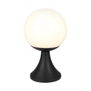 Lampada di supporto 1*E27 Matt Black Opal Plastic Call C