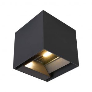 Batteria leggera a parete solare a LED da 9 W 1x2600MAH 16 ore 3000k Black Body IP65