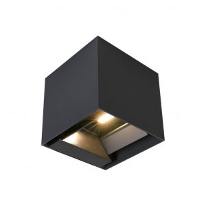 Batteria leggera a parete solare a LED da 9 W 1x2600MAH 16 ore 4000k Black Body IP65