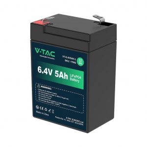 Batteria al lito 6.4v 5ah per Allarmi, VideoSorveglialia, UPS Terminali T2 70*47*99mm IP55