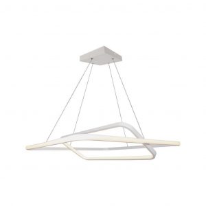 Luce sospesa in metallo a LED da 48 W 600*600*1200mm bianco 3000K Dimmabile