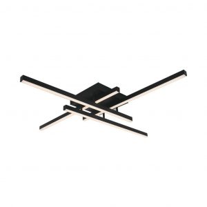Designer LED da 38 W Light Light Black 850*850*105mm 3000K