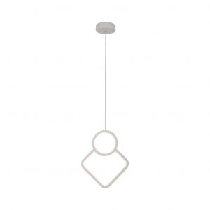 Lampada sospesa in metallo a LED da 12 W 280*1800 mm Body Body 4000K