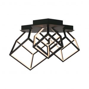 Luce a soffitto a LED da 46W LED (L64*W35.9*H41CM) 3000K Black Body