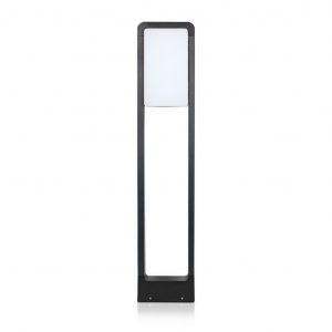 Lampada da bollard a LED da 10 W Samsung Chip Black Body IP65 6400K