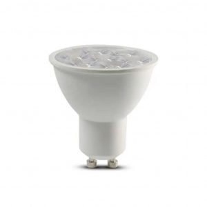 Spotlight a LED Samsung Chip GU10 6W Plastica ondulata 10 ° D 3000K