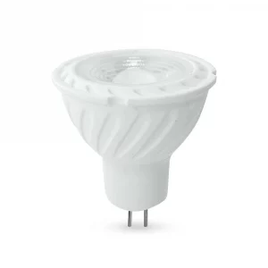 Faretto LED GU5.3 (MR16) 6W 12V 110 ° Copertura Trasparente 4000K