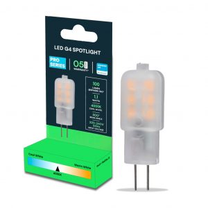 Spotlight LED Samsung Chip – G4 1.1W di plastica 4000K