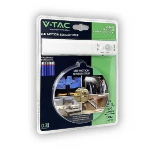 2,4 W 1 metro 2835 (batteria 4xAAA) con colore del sensore: 2700K