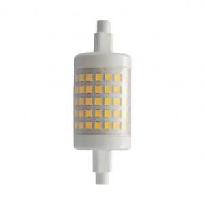 Plastica in lampadina LED 7W R7S 78mm 6500K