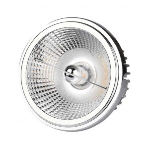 Spotlight LED AR111 20W Riflettore mutevole 40`D/20`D Silver 6400K