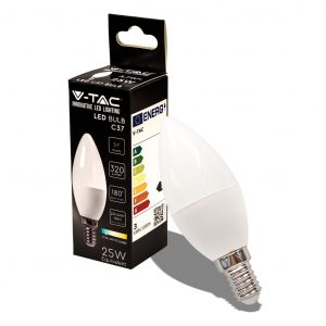 Bulb LED 3,7 W C37 E14 Candela 6500K