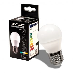 Bulb LED 3.7W E27 G45 6500K