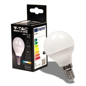 Bulb LED 4.5W E14 P45 3000K