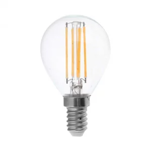 Bulb LED – Filamento 4W E14 P45 Copertura Clear 4500K