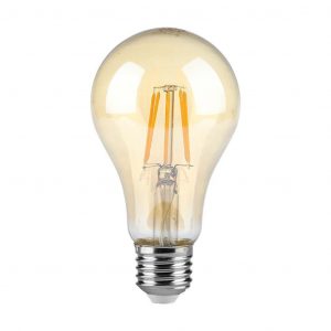 10W A67 LAD COPERCHIO AMBER BULB FILAMENTO 2200K E27