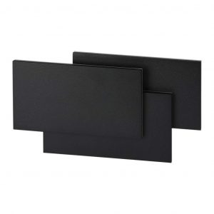 11 W Light Wall Light 3000K IP20 Black Body