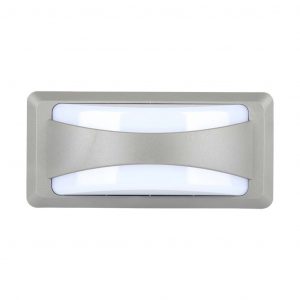 Paratia LLED da 12 W con bobino 3000k grigio IP65