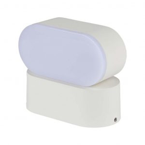 6W LED Wall Light White Body Body IP65 MOVABLE 3000K