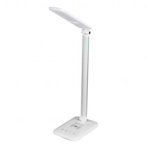 Lampada da tavolo a LED da 7W con caricabatterie wireless 3in 1-white