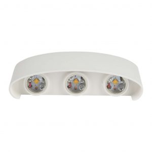 5W LED Wall Light Light Sand White IP54 4000K