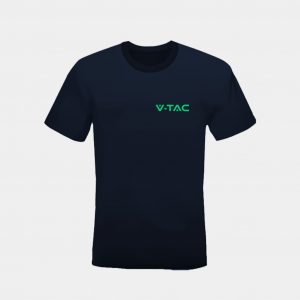 T-shirt V-tac blu marino tazzi m