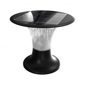 LED da 15 W Solar Pilar Light Diamond LifePO4 Batteria 3.2V 6000MA CCT: 6000K+4000K NERO