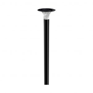 Luce solare LED 15W Light Diamond LifePO4 Batteria 3.2V 6000MA CCT: 6000K+4000K NERO