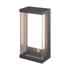 Luce da parete da giardino da 0,5 W 3000k grigio scuro IP65