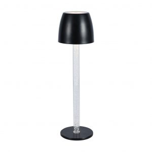 Lampada da tavolo a LED da 3W – Polo trasparente 3000K Nero corpo