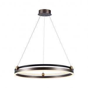 Designer LED da 30 W Lampada sospesa anello singolo 3000K Coffee Cour