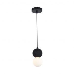 Designer LED Designer Hanging Lampadhold Black + White Body G9