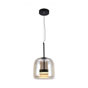 Lampada a ciondolo Designer LED da 6W Metal + Body Glass D250*H240 3000K