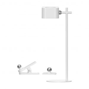 Lampada da tavolo magnetico a LED da 3W con batteria 1800 mAh CCT: 3in1 Body Body