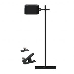 Lampada da tavolo magnetico a LED da 3W con batteria 1800 mAh CCT: 3in1 Black Body