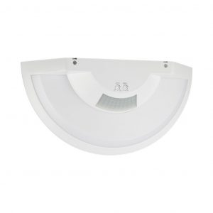 Lampada del sensore PIR a LED da 10 W Samsung Chip 3in1 IP54 White Body