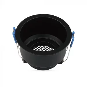 GU10 Adattando il corpo in alluminio rotondo con corpo nero anti -bagliore con pettine Hoyne