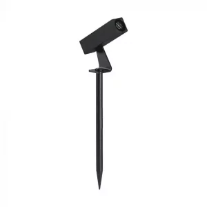 2W LED SPIKE LIGHT ALUMINUM 3000K BLACK BODY IP65 SQ